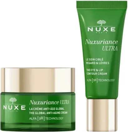 Nuxe Nuxuriance Ultra Противостареещ крем за лице с глобално действие 50 мл + Nuxe Nuxuriance Ultra Противостареещ крем за околоочен контур и устни 15 мл Комплект