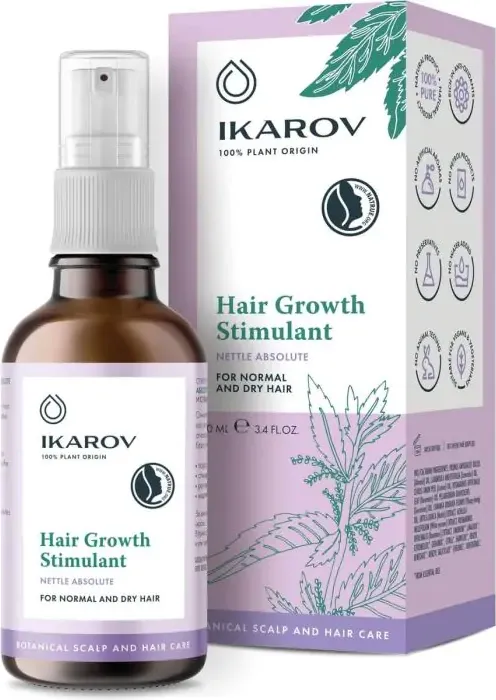 Ikarov Стимулант за растеж на косата с абсолю от коприва 100 мл