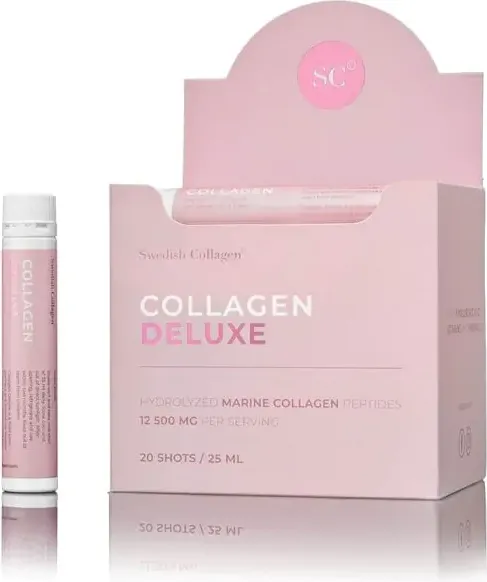 Рибен Колаген Deluxe 12,500 мг с хиалуронова киселина 75 мг 20 x 25 мл Swedish Collagen