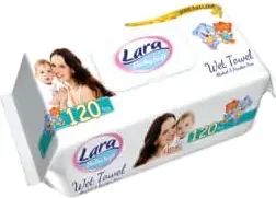 Lara Premium Бебешки мокри кърпички х120 бр