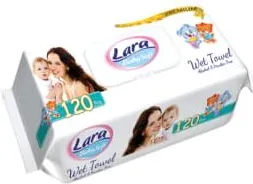 Lara Premium Бебешки мокри кърпички х120 бр