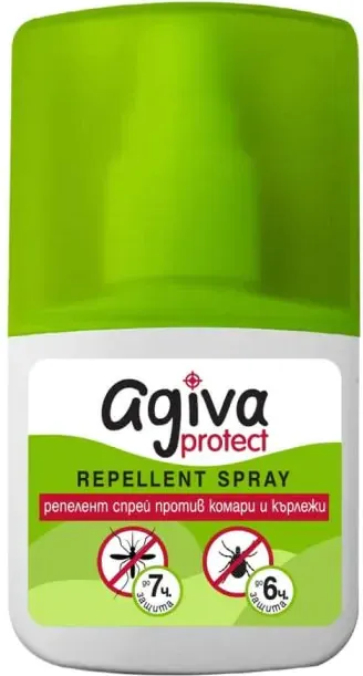 Agiva Protect Спрей против ухапване от кърлежи и комари за цялото семейство 50 мл
