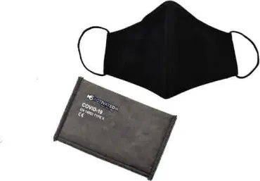 Защитна маска за лице с филтър от активен въглен 5-слойна