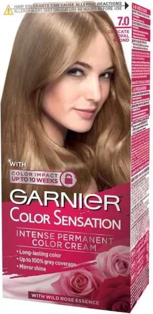 Garnier Color Sensation Трайна боя за коса, 7.0 Delicate Opal Blond