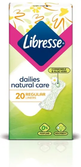 Libresse Natural Care Regular Ежедневни дамски превръзки х20 бр