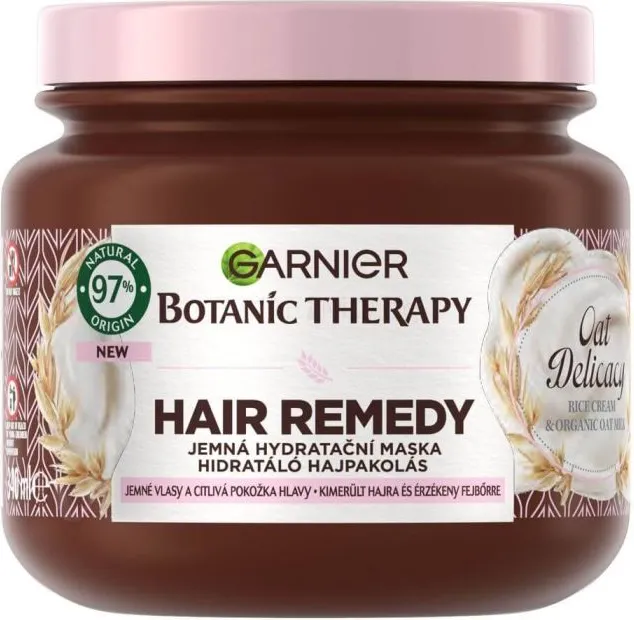 Garnier Botanic Therapy Hair Remedy Oat Delicacy Хидратираща маска за коса 340 мл