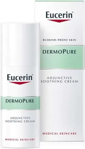 Eucerin DermoPure Интензивен успокояващ крем за лице за акнеична кожа 50 мл