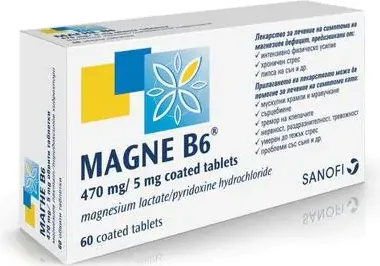 Magne B6 х60 таблетки Sanofi