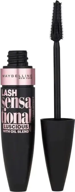 Maybelline Lash Sensational Luscious Спирала за обемни и извити мигли с наситен черен цвят