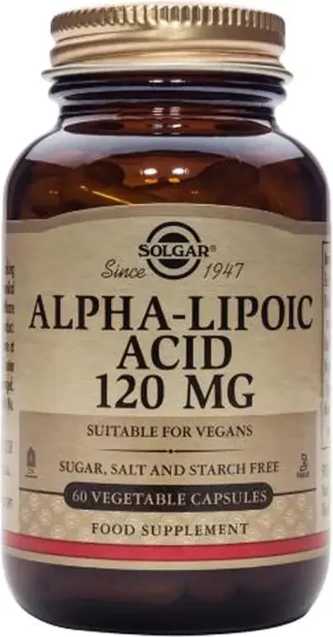 Solgar Alpha Lipoic Acid Алфа-липоева киселина 120 мг х60 капсули