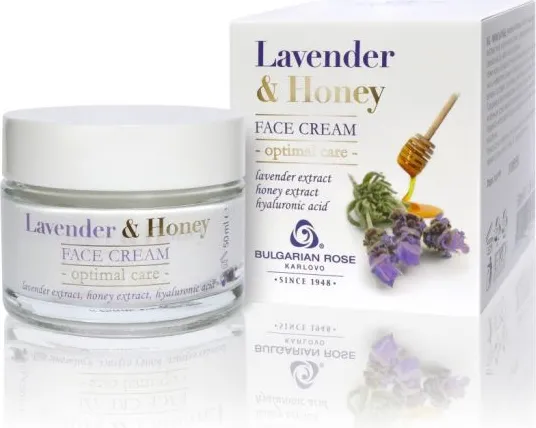 Lavender & Honey Крем за лице 50 мл Българска роза