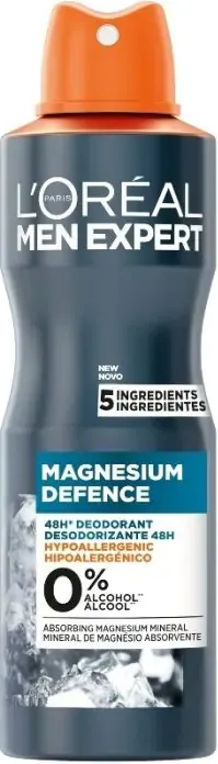 L’Oreal Men Expert Magnesium Defence Дезодорант спрей за мъже 150 мл