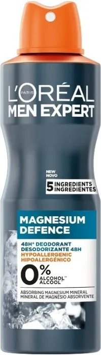 L’Oreal Men Expert Magnesium Defence Дезодорант спрей за мъже 150 мл