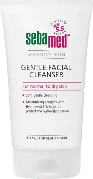 Sebamed Gentle Facial Cleanser Измивен гел за лице за нормална към суха кожа 150 мл