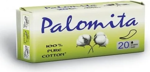 Palomita Pure Cotton Ежедневни дамски превръзки от естествен памук 20 бр