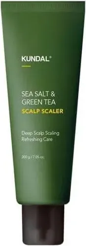 Kundal Sea Salt & Green Tea Скраб за почистване на скалпа 200 г