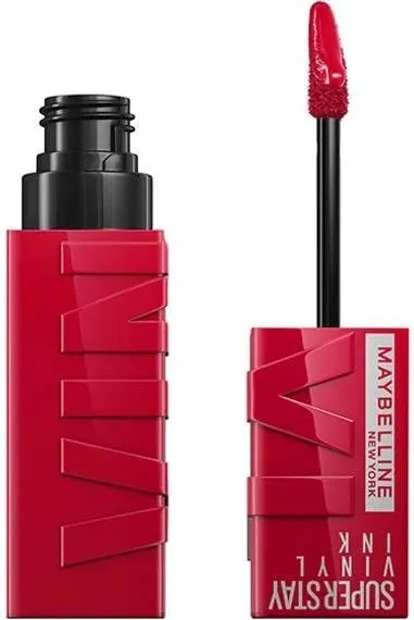 Maybelline Superstay Vinyl Ink Дълготрайно течно червило с блестящ ефект 50 Wicked