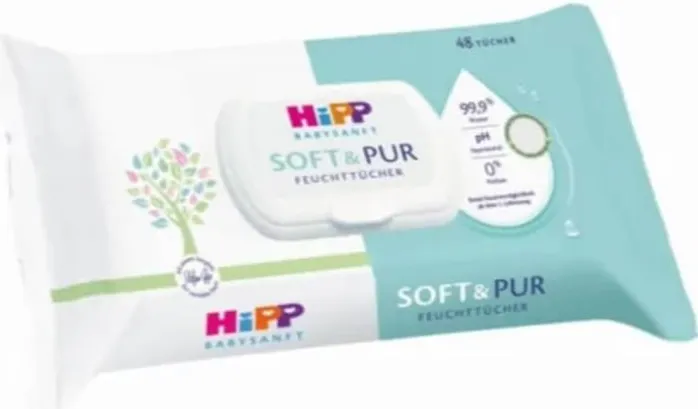 Hipp Soft & Pur Мокри кърпи х 48 броя