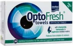 Optofresh Towels Кърпички за очи 20 бр