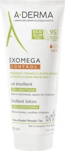 A-Derma Exomega Control Емолиентно мляко за суха и атопична кожа 200 мл