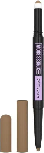 Maybelline Express Brow Satin Duo Молив за вежди с мек апликатор 01 Тъмно русо