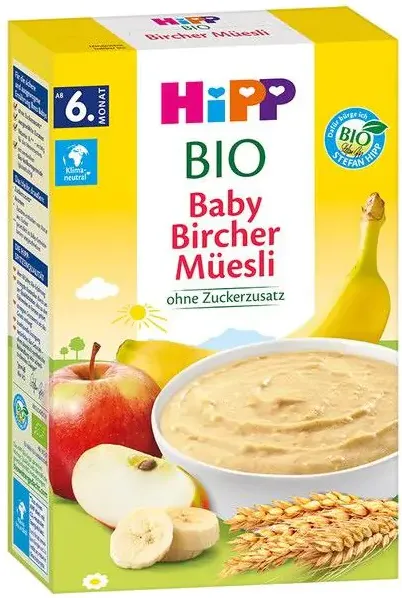 HiPP Baby Bircher Muesli Първо био мюсли на бебето 6М+ 250 гр