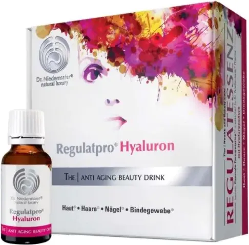 Regulatpro Hyaluron Напитка за стегната кожа, здрава коса и нокти 20 мл 20 флакона Dr. Niedermaier