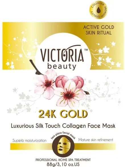 Victoria Beauty Маска за лице с колаген и злато 24K Gold