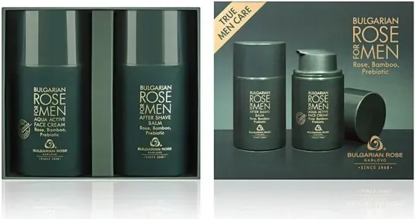 Bulgarian Rose For Men Комплект Крем 50 мл + Балсам за след бръснене 50 мл