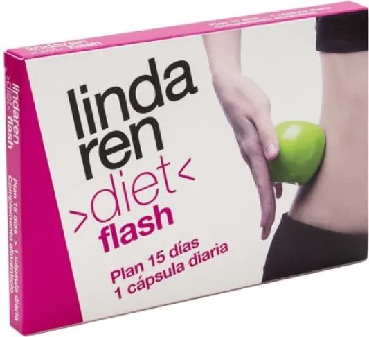 Plan 15 dias 15-дневна програма за отслабване 15 капсули Lindaren diet flash