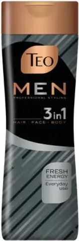 Тeo Men 3in1 За измиване на коса, тяло и лице 350 мл