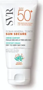 SVR Sun Secure Ecran Слънцезащитен тониран крем за суха и много суха кожа SPF50+ 50 мл
