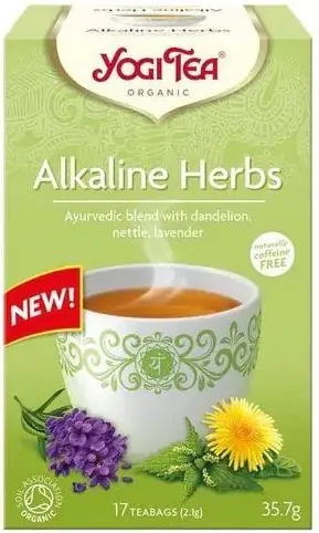 Yogi Tea Аюрведичен био чай с алкални билки 17 пакетчета