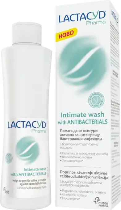 Lactacyd Антибактериален интимен гел 250 мл