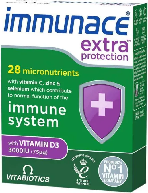 Immunace Extra Protection Immune System За имунитет х 30 таблетки Vitabiotics