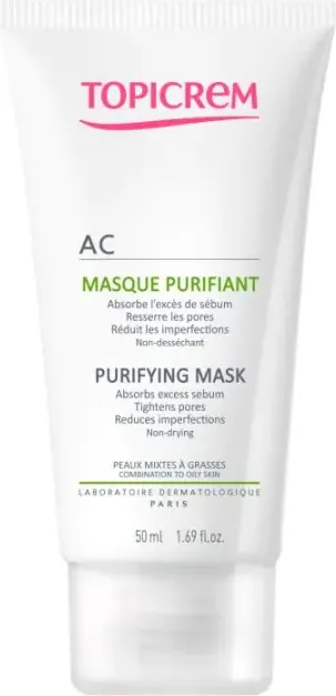 Topicrem AC Purifying Mask Почистваща маска за смесена и мазна кожа 50 мл