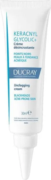 Ducray Keracnyl Glycolic+ Крем против комедони 30 мл