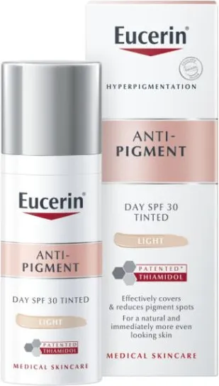 Eucerin Anti-Pigment Дневен тониран крем за лице със светъл нюанс SPF30 50 мл