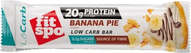 FITSPO Protein Bar Протеинов бар Lo Carb Бананов пай 60 гр