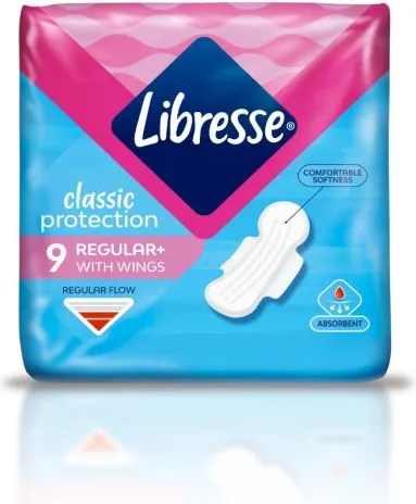 Libresse Classic Normal Дамски превръзки с крилца 9 бр Essity AB