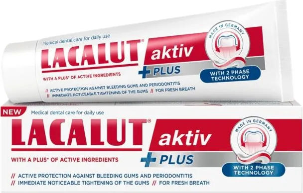 Lacalut Aktiv Plus Паста за зъби 75 мл