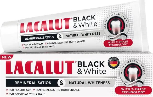 Lacalut Black & White Паста за зъби 75 мл