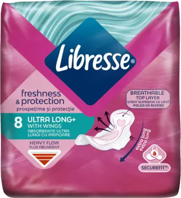Libresse Ultra Long+ Дамски превръзки х 8 бр