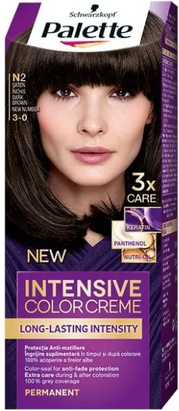 Palette Intensive Color Creme Дълготрайна крем-боя за коса 3-0 Dark Brown