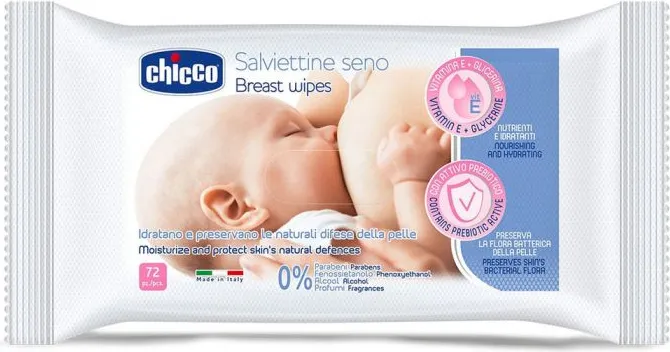 Chicco кърпички за кърмачета 72 бр