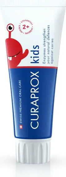 Curaprox Kids Детска паста за зъби ягода 950 ppm 2+ г 60 мл