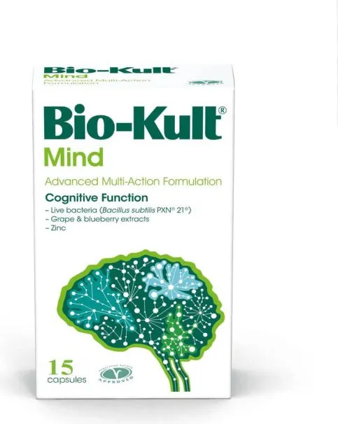 Bio-Kult Mind Широкоспектърна формула в помощ на храносмилателната система и когнитивните функции х 15 капсули