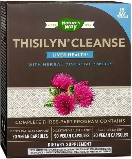 Nature's Way Thisilyn Cleanse With Herbal Digestive Sweep Професионална детоксикация за 15 дни в 3 фази х30/90/30 капсули