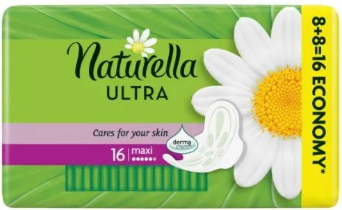 Naturella Ultra Maxi Дневни дамски превръзки с лайка 16 бр