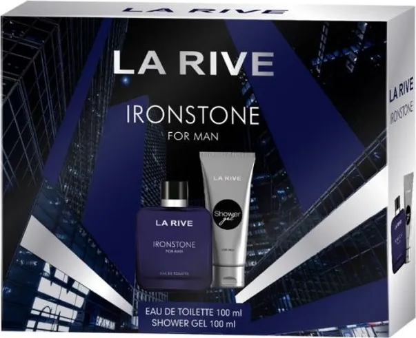 La RIve Ironstone Парфюмна вода за мъже 100 мл + Душ гел за мъже 100 мл Комплект